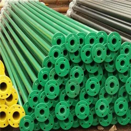 鹤岗涂塑钢管施工案例